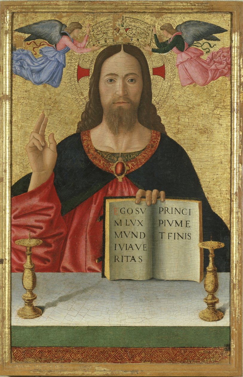 Christus segnet von Melozzo da Forli
