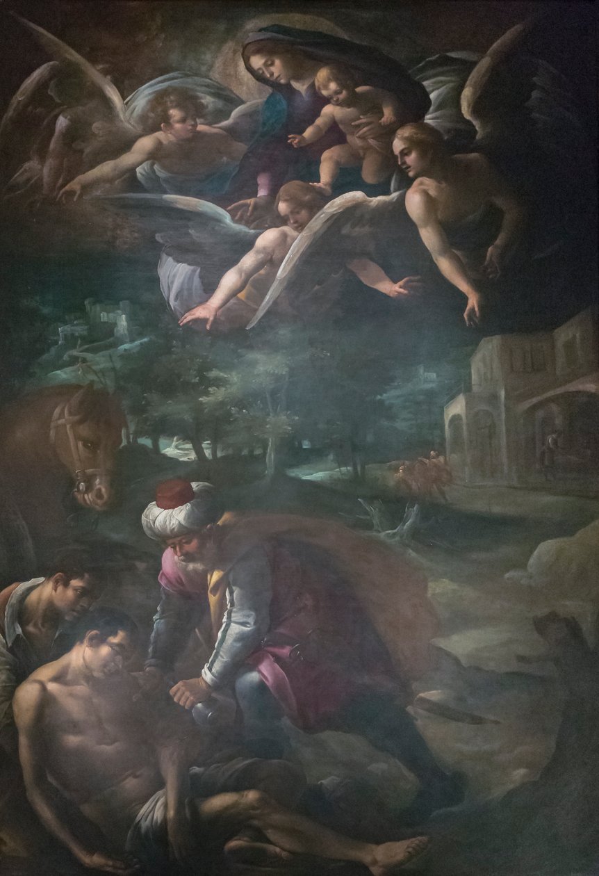 Der barmherzige Samariter von Melozzo da Forli