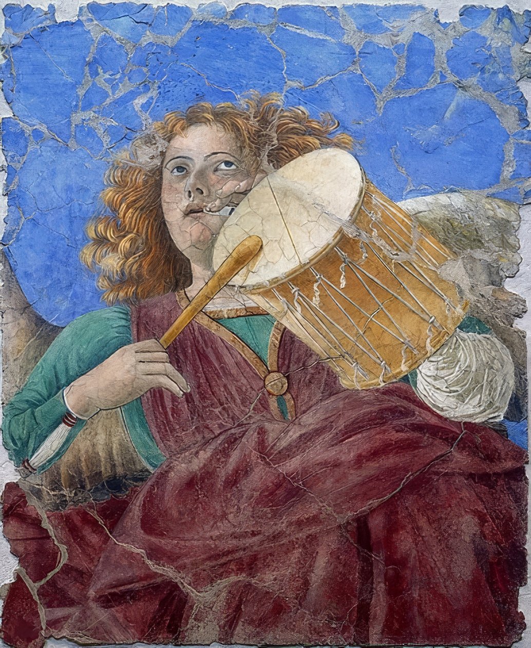 Musizierender Engel von Melozzo da Forli
