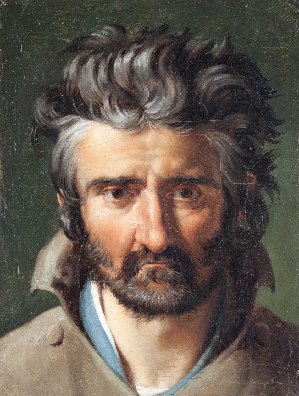 Kopf eines Mannes von Merry Joseph Blondel