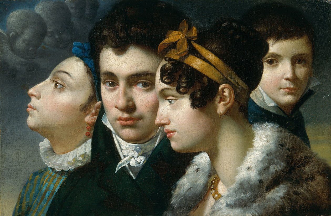 Familienporträt von Merry Joseph Blondel