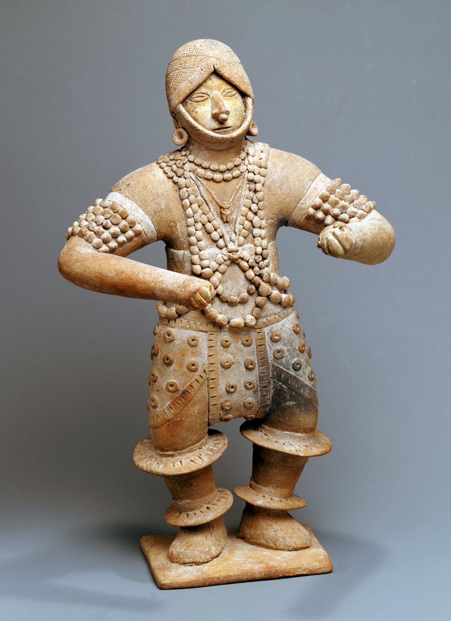 Tänzer mit ritueller Kleidung, Colima oder Jalisco von Mesoamerican