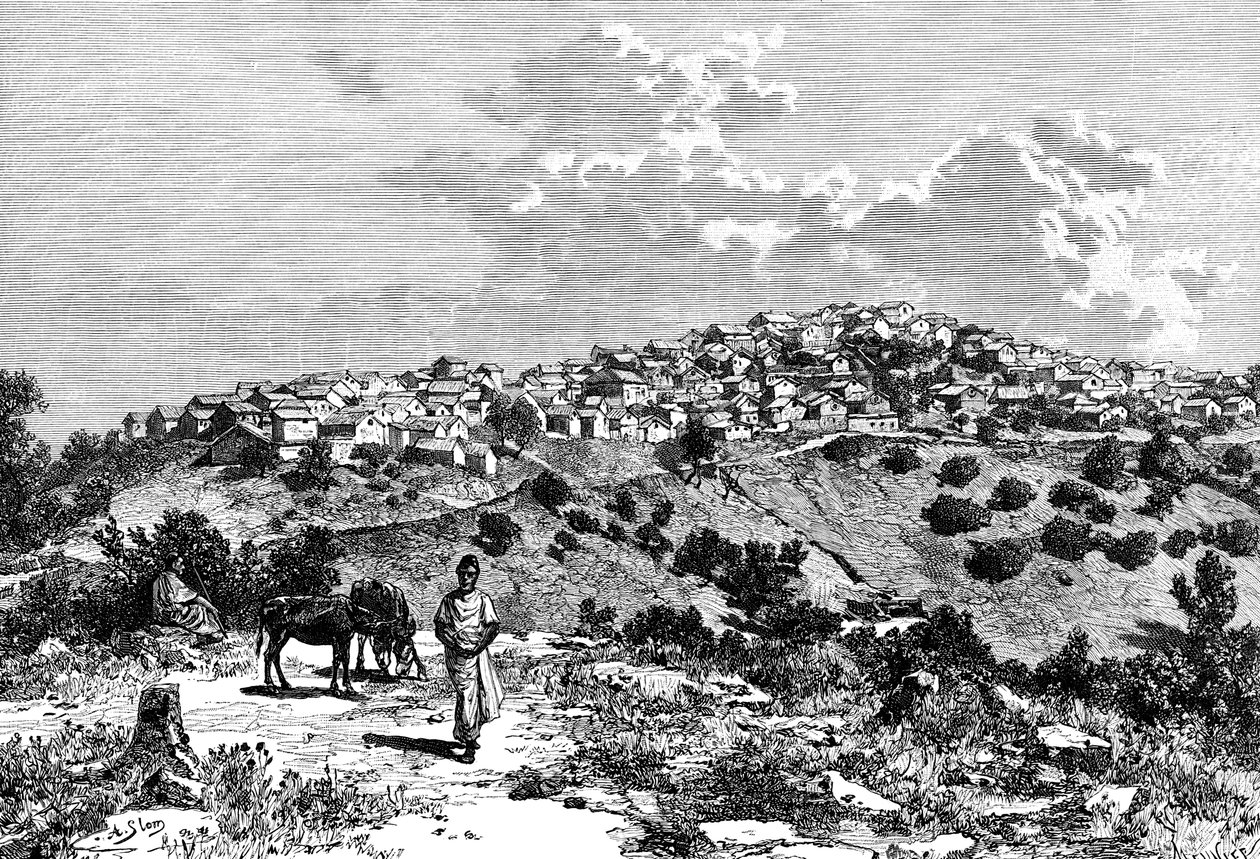 Ein Kabyle-Dorf, Nordafrika, 1895 von Meunier