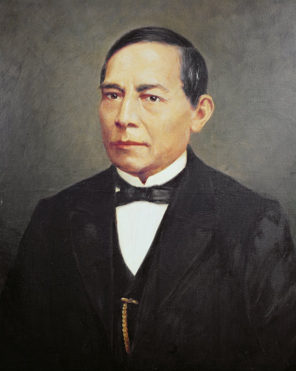 Porträt von Benito Juarez von Mexican School