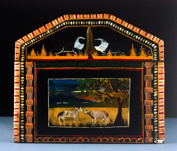 Truhe (Detail) von Mexican School