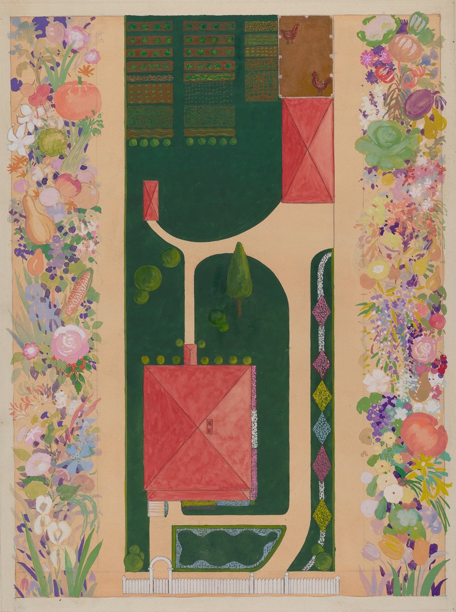 Samuel Harrison Haus und Garten, ca. 1936 von Meyer Goldbaum