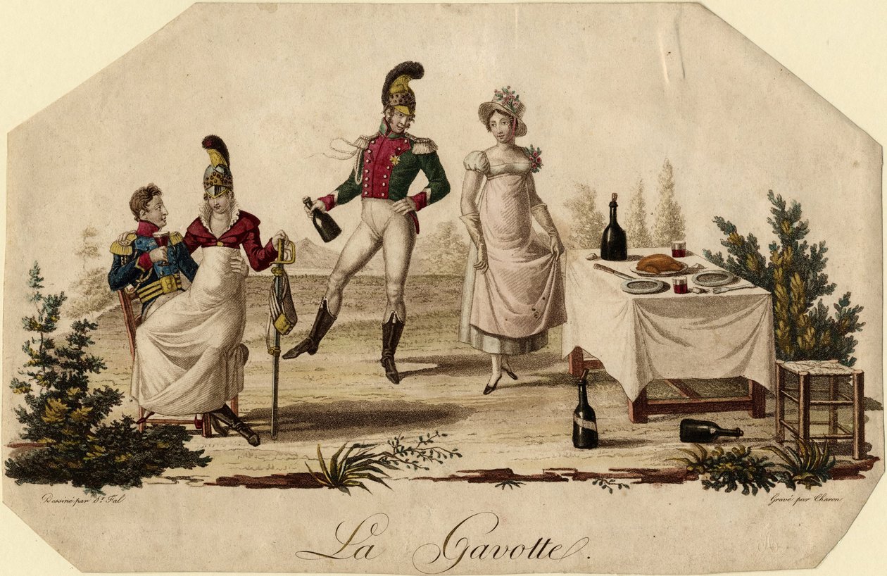 Gavotte, ca. 1815 von Meynier Saint Fal