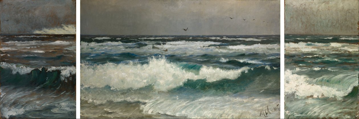 Brandung an der Küste von Michael Peter Ancher