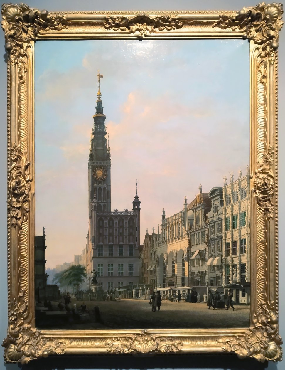 Der Lange Markt in Danzig von Michael Carl Gregorovius