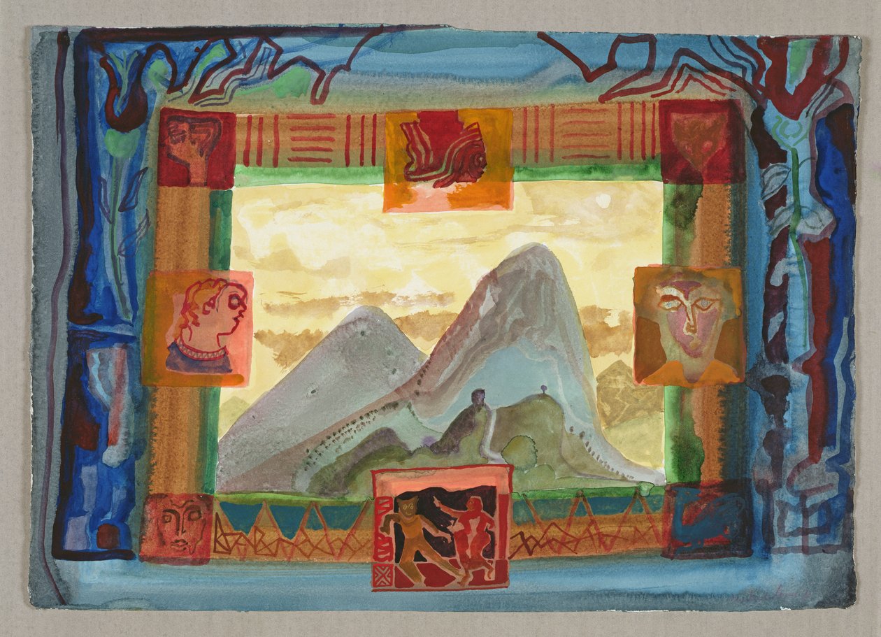 Berggipfel und Gesichter von Michael Chase