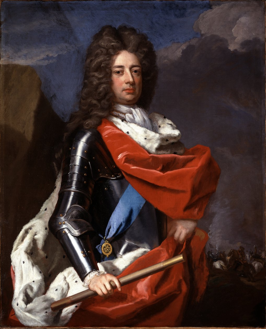 John Churchill, 1. Herzog von Marlborough, ca. 1702 von Michael Dahl