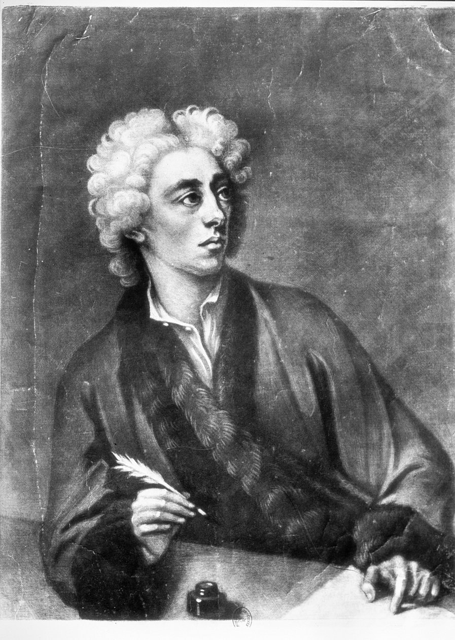 Porträt von Alexander Pope (1686-1744) von Michael Dahl
