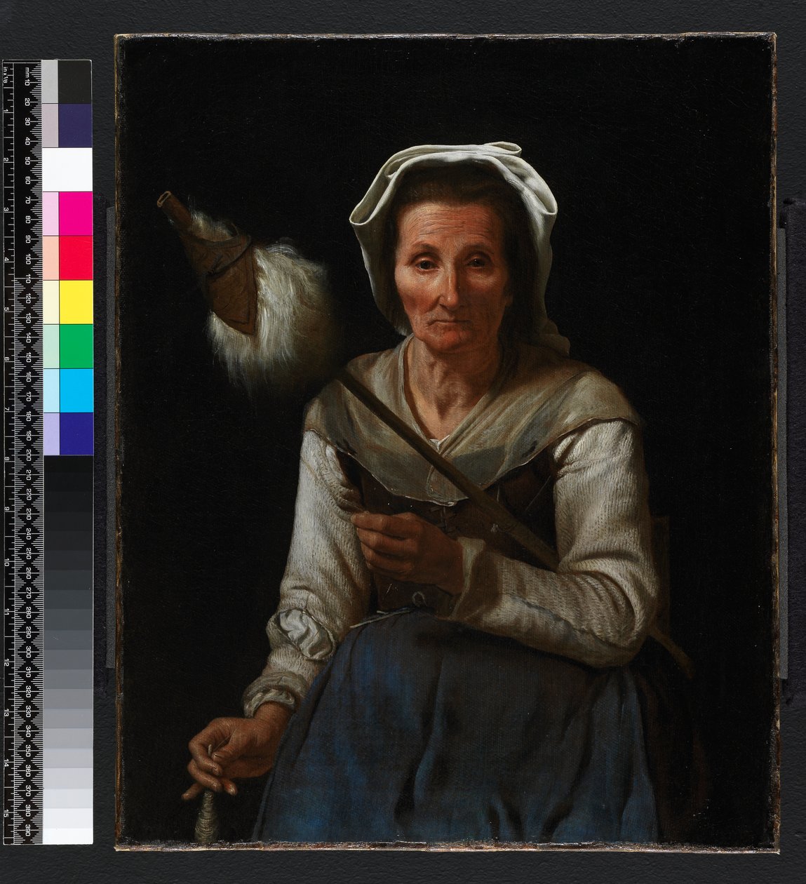 Alte Frau beim Spinnen, 1646-48 von Michael Sweerts