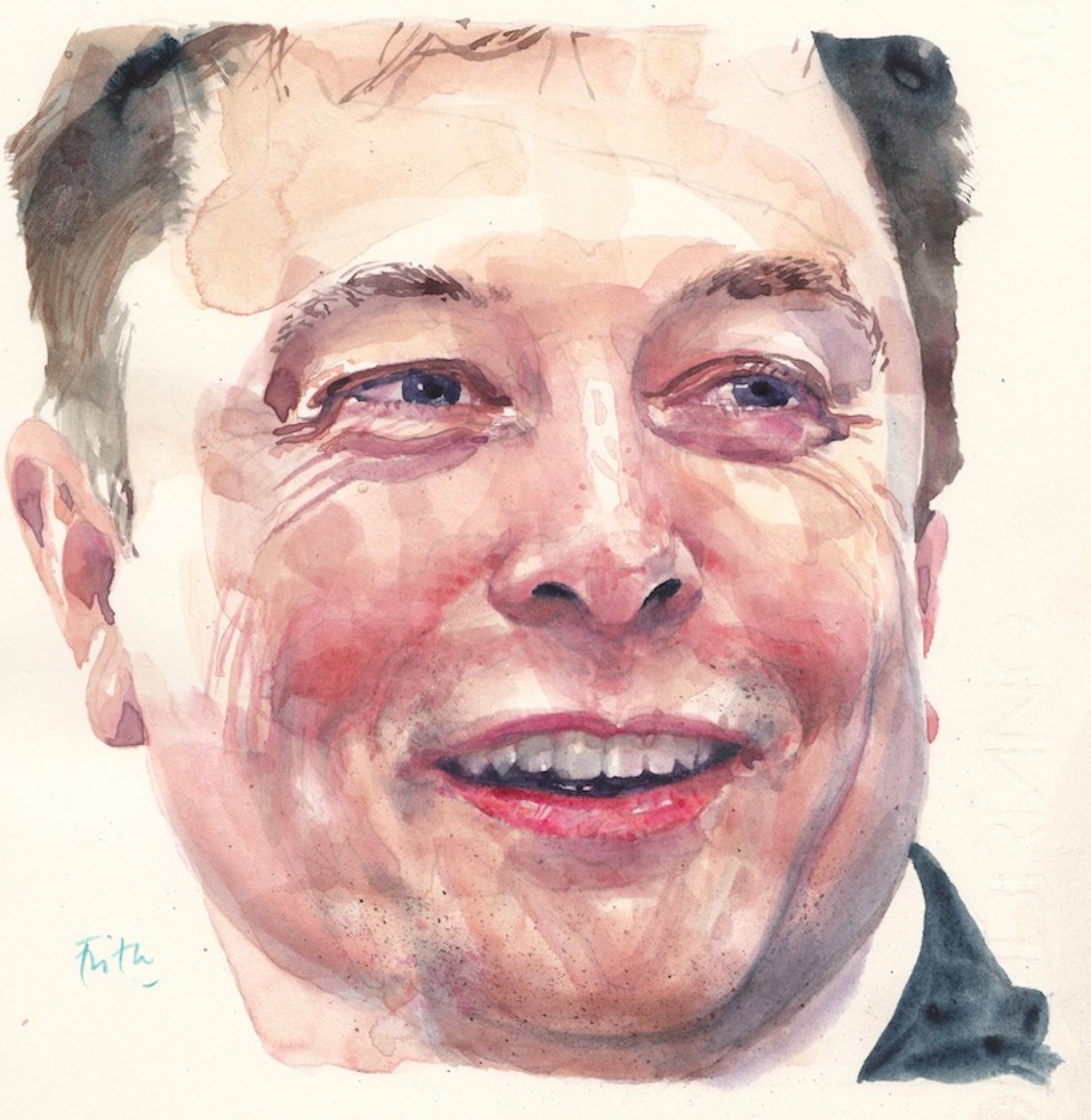 Elon Musk von Michael Frith