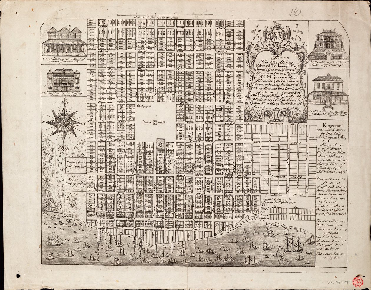 Plan von Kingston von Michael Hay