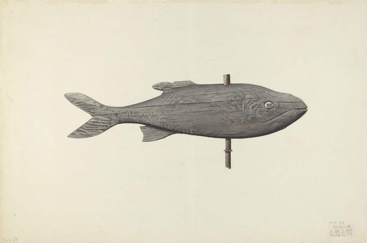 Fisch-Wetterfahne von Michael Riccitelli