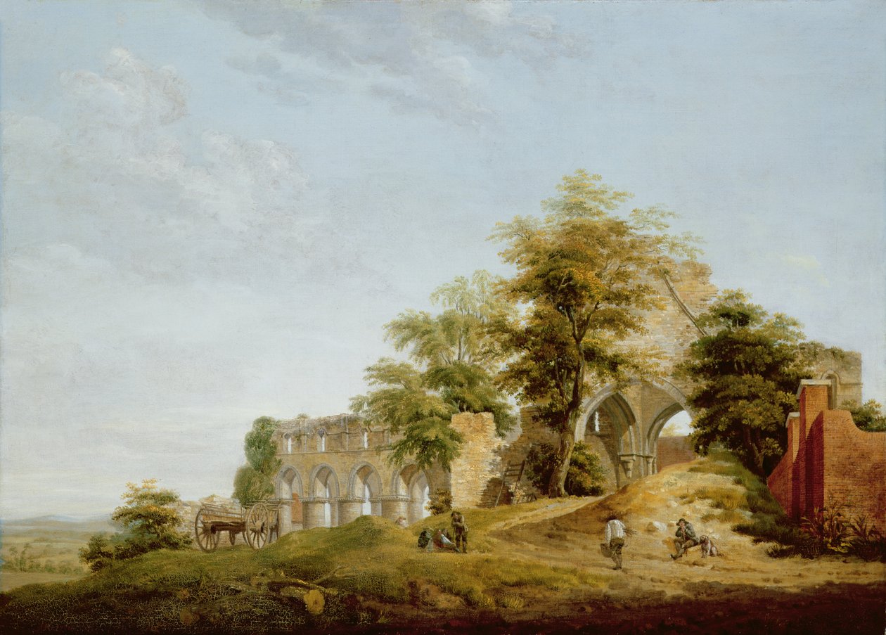 Ruinen der Buildwas Abbey, 1770 von Michael Rooker