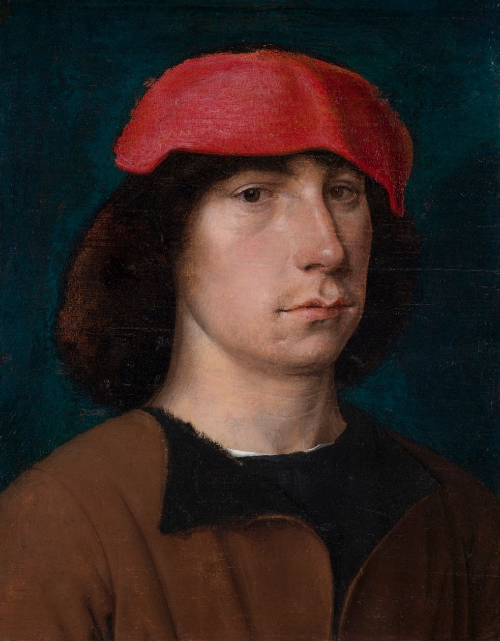 Ein junger Mann mit roter Mütze von Michael Sittow