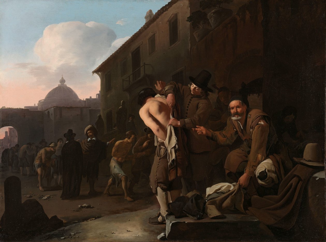 Die Nackten kleiden von Michael Sweerts