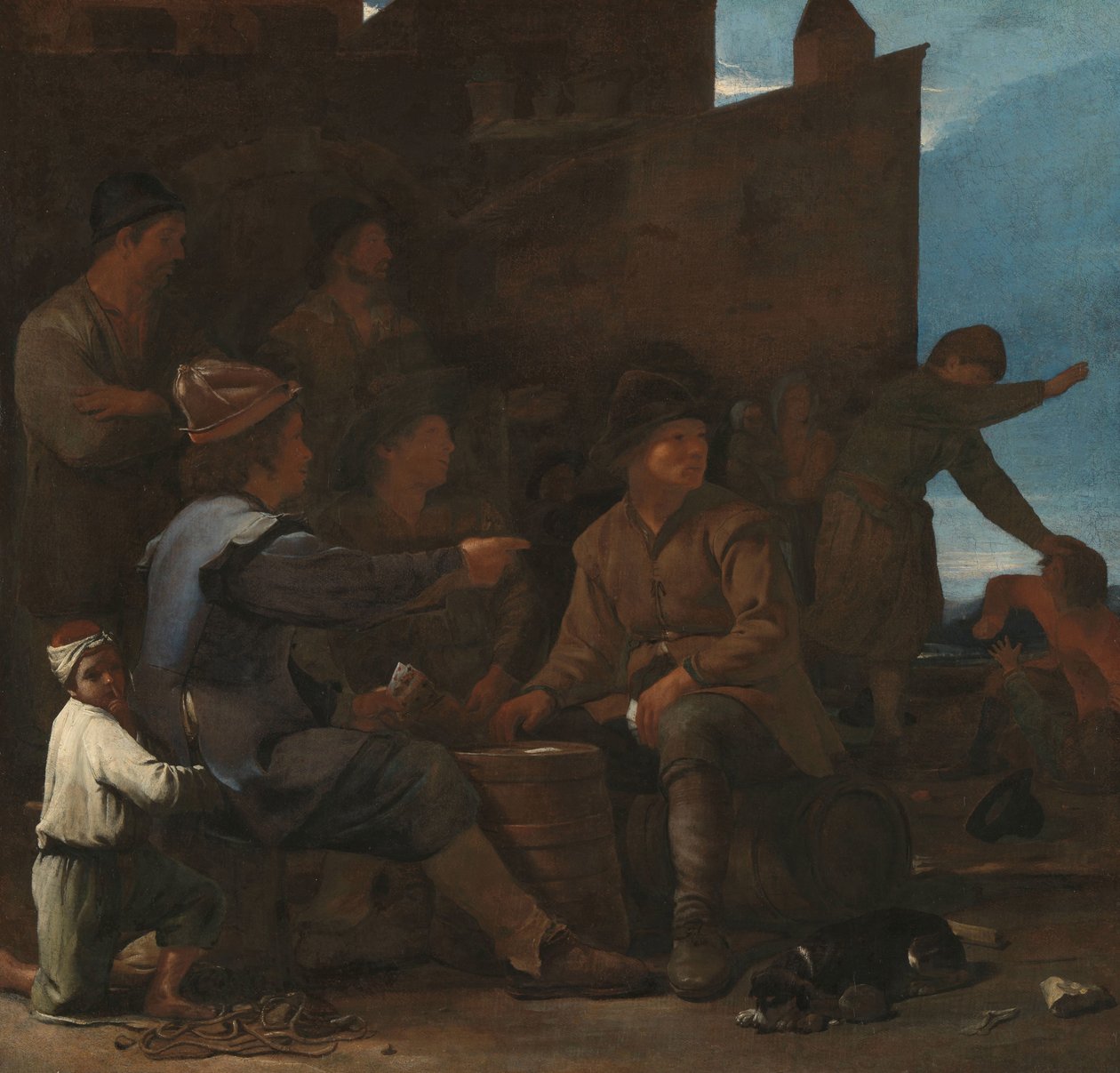 Die Kartenspieler von Michael Sweerts
