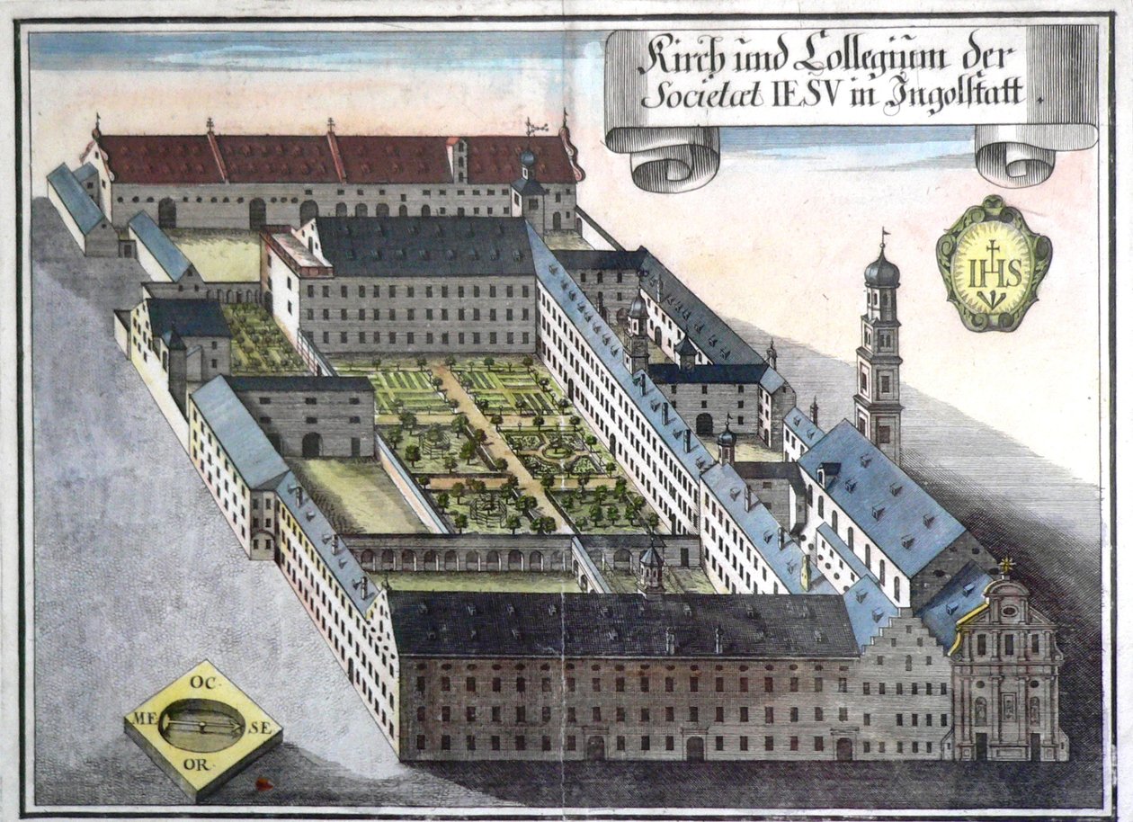 Jesuitenkolleg Ingolstadt von Michael Wening