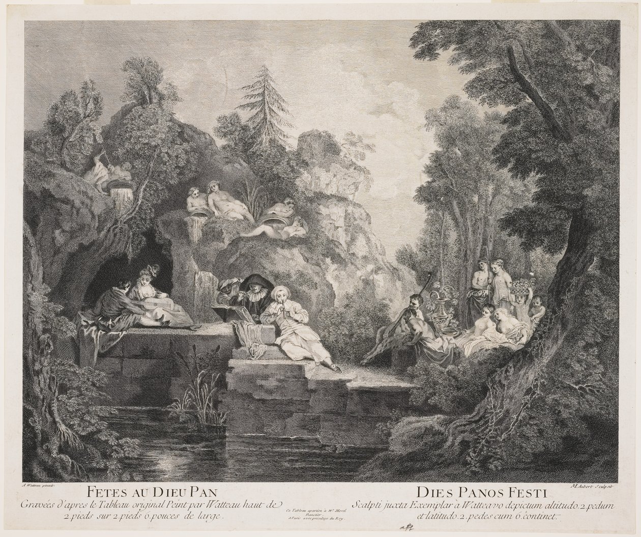 Feste zu Ehren des Gottes Pan von Michel Aubert