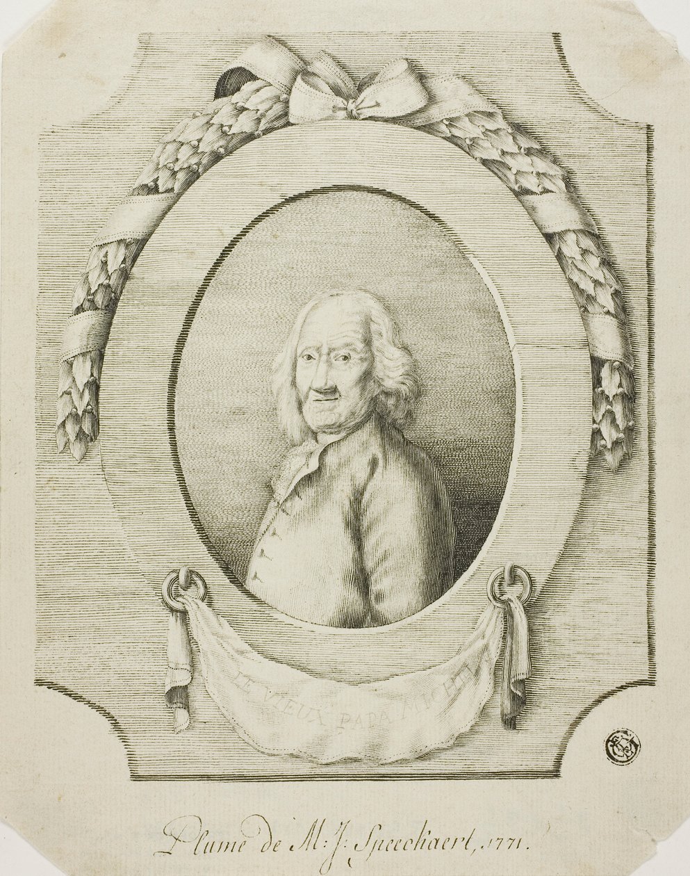 Der alte Papa Michel von Michel Joseph Speeckaert