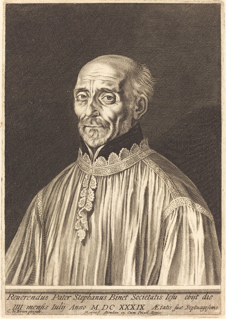 Etienne Binet von Michel Lasne after Charles Le Brun