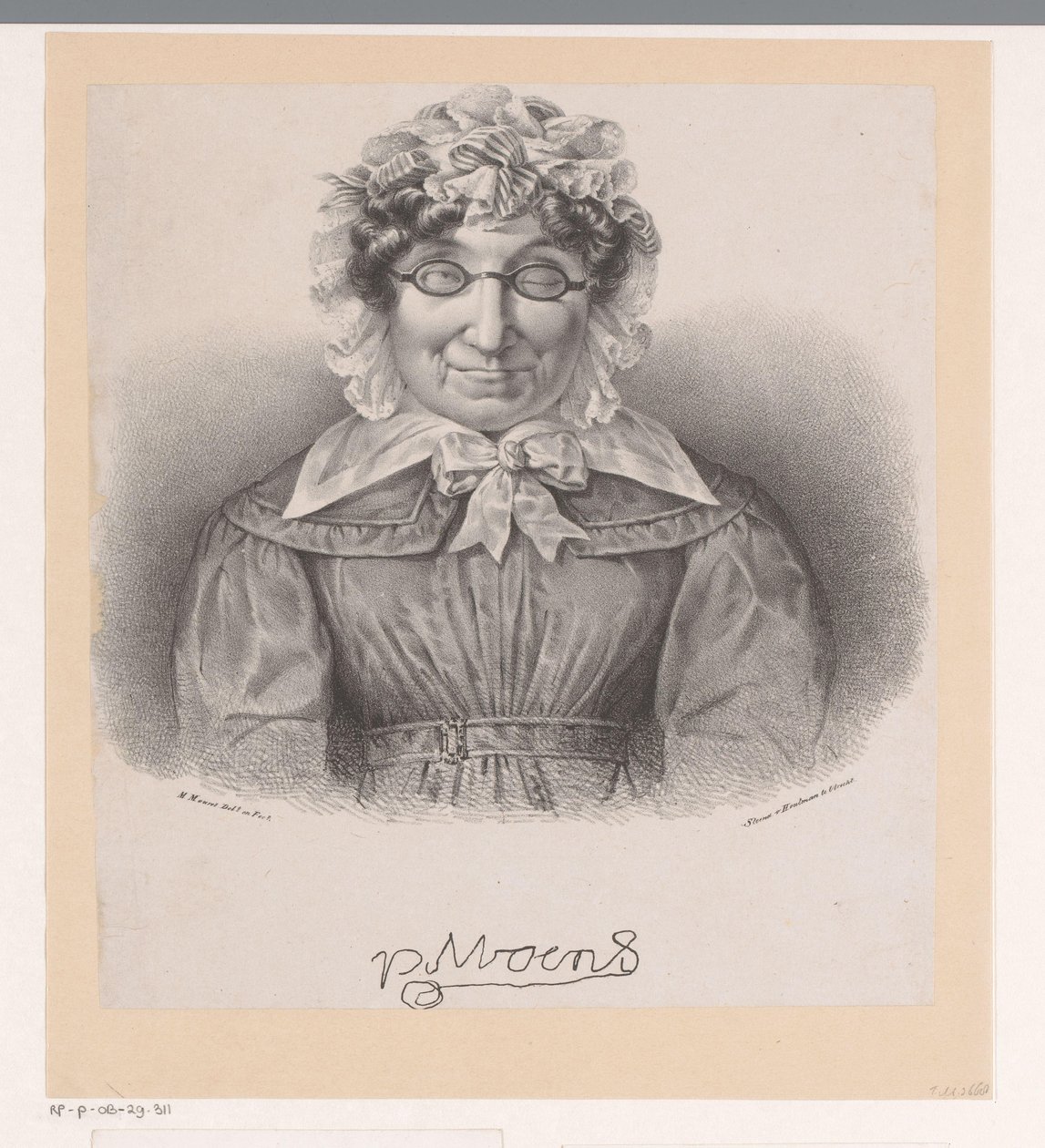 Porträt von Petronella Moens von Michel Mourot