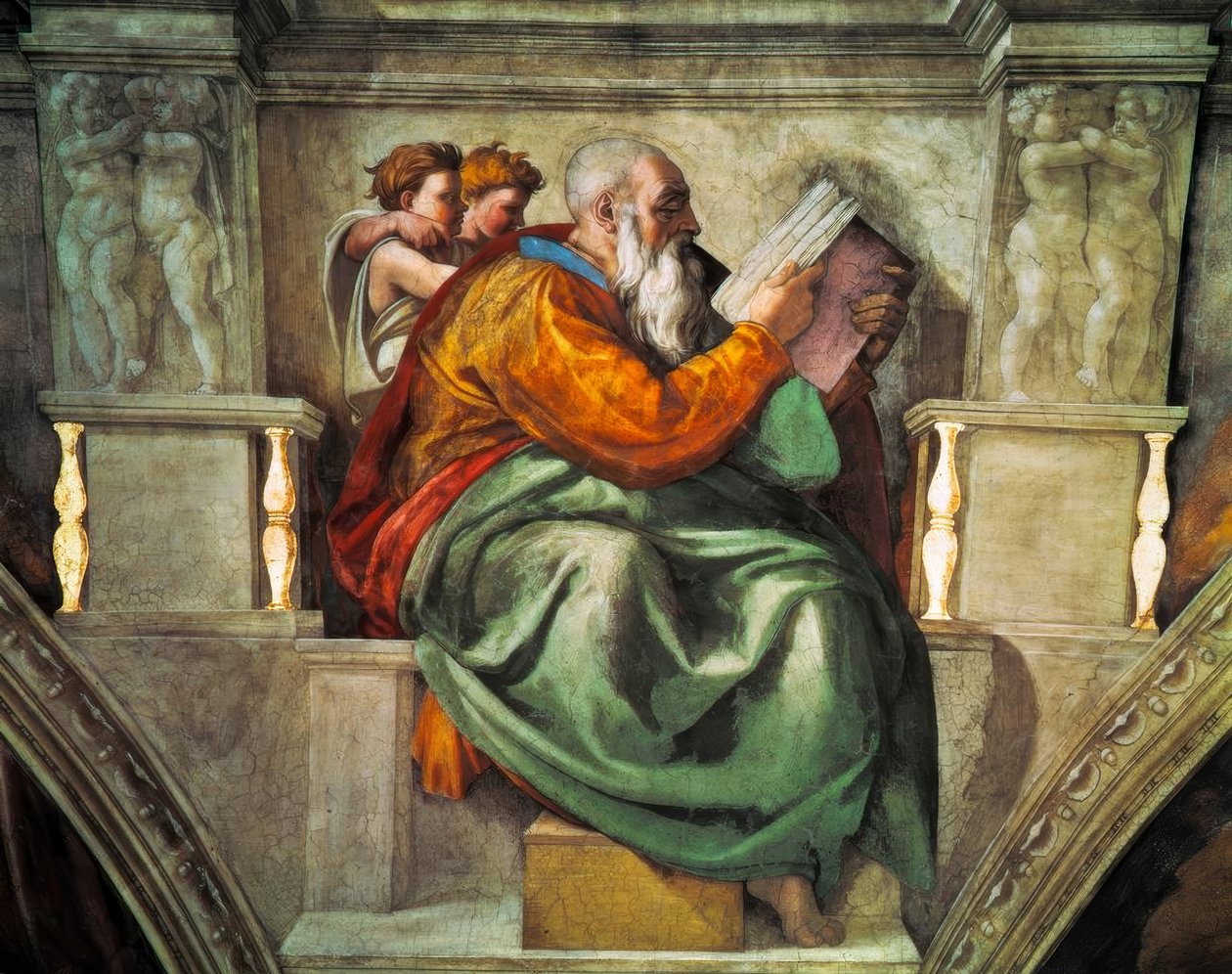 Der Prophet Zacharias von Michelangelo Buonarroti