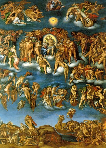 Das Jüngste Gericht von Michelangelo Buonarroti