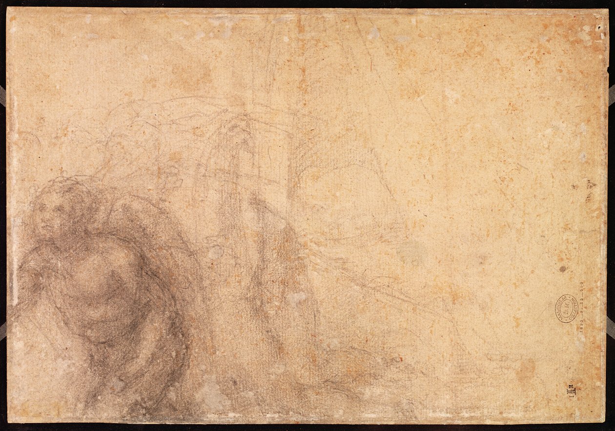 Studie eines Engels (verso) von Michelangelo Buonarroti