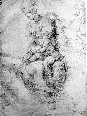 Jungfrau und Kind von Michelangelo Buonarroti