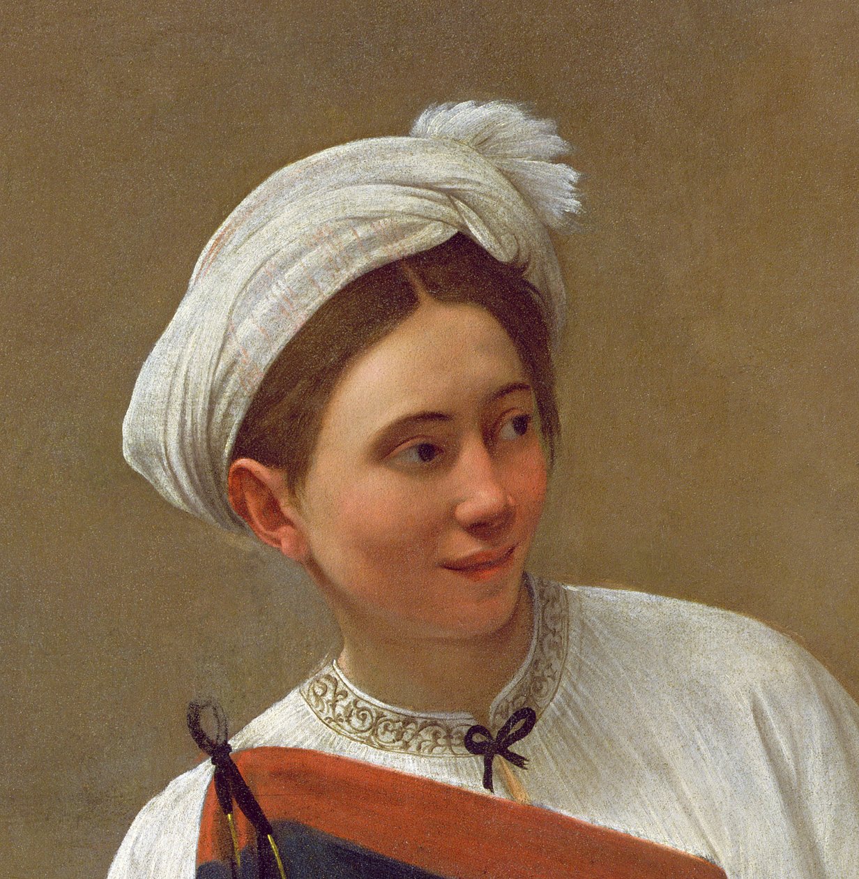 Die Wahrsagerin (La Buona Ventura), ca. 1594 (Detail) von Michelangelo Merisi Caravaggio