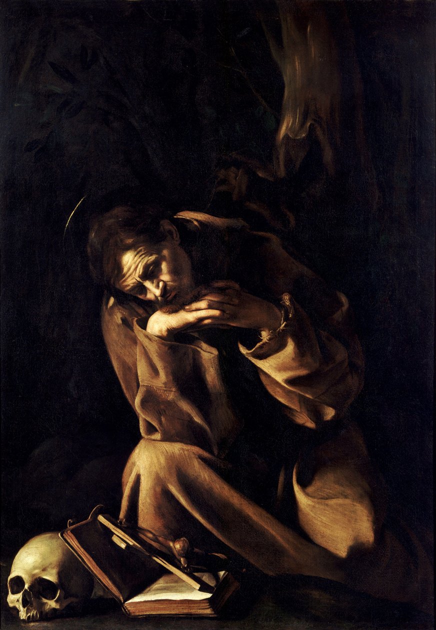 Der Heilige Franziskus in Meditation von Michelangelo Merisi Caravaggio