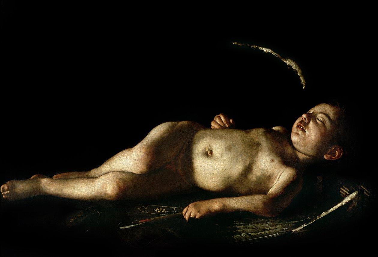 Schlafender Amor von Michelangelo Merisi Caravaggio