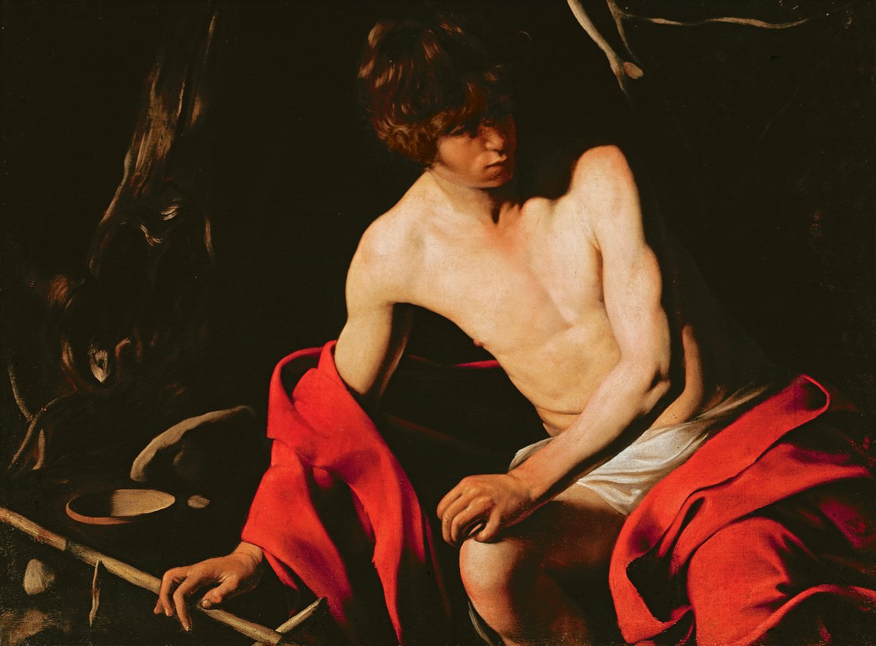 Johannes der Täufer, ca. 1598-99 von Michelangelo Merisi Caravaggio