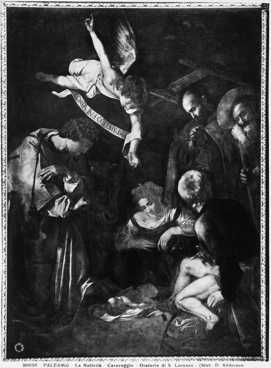 Geburt Christi, 1609 von Michelangelo Merisi Caravaggio