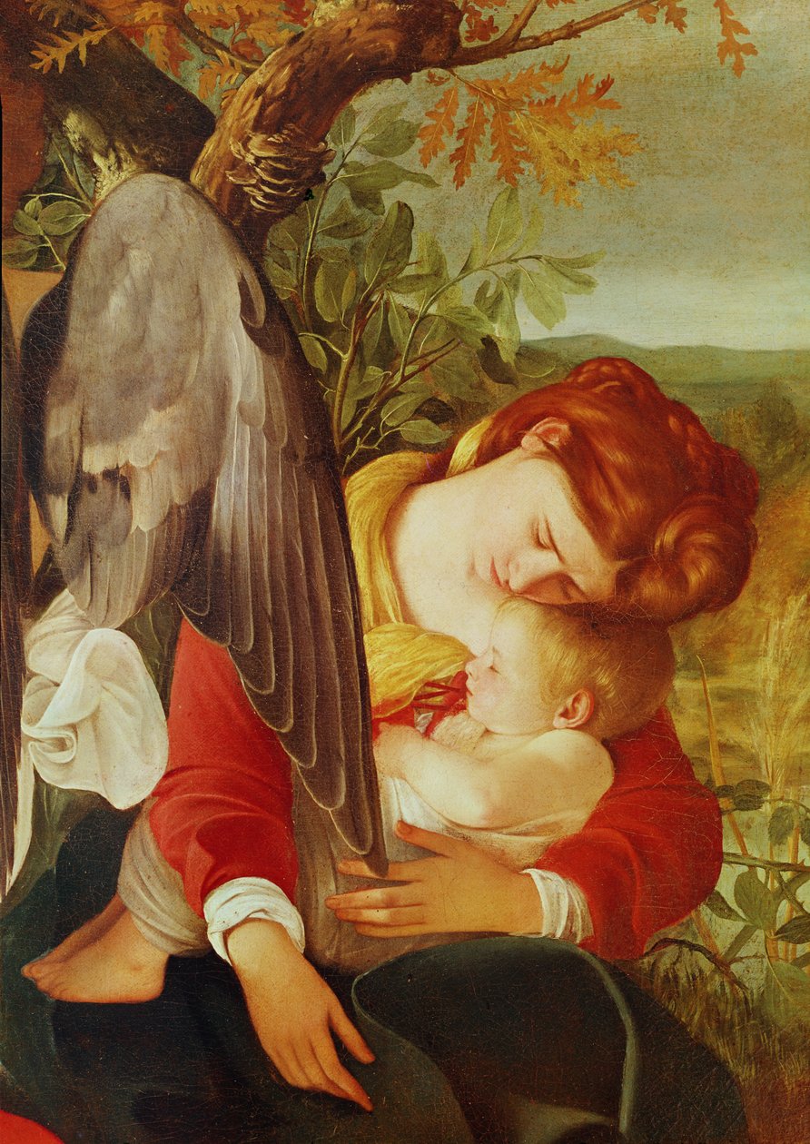 Ruhe auf der Flucht nach Ägypten, ca. 1603 (Detail) von Michelangelo Merisi Caravaggio