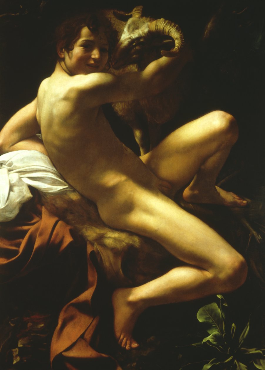 Johannes der Täufer, 1602 von Michelangelo Merisi Caravaggio