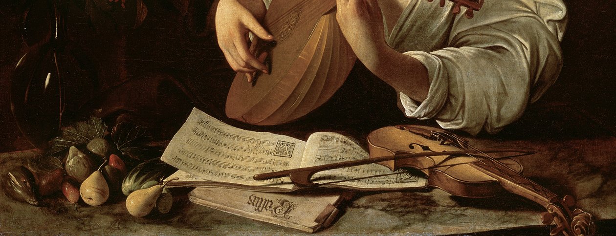 Der Lautenspieler, ca. 1595 von Michelangelo Merisi Caravaggio