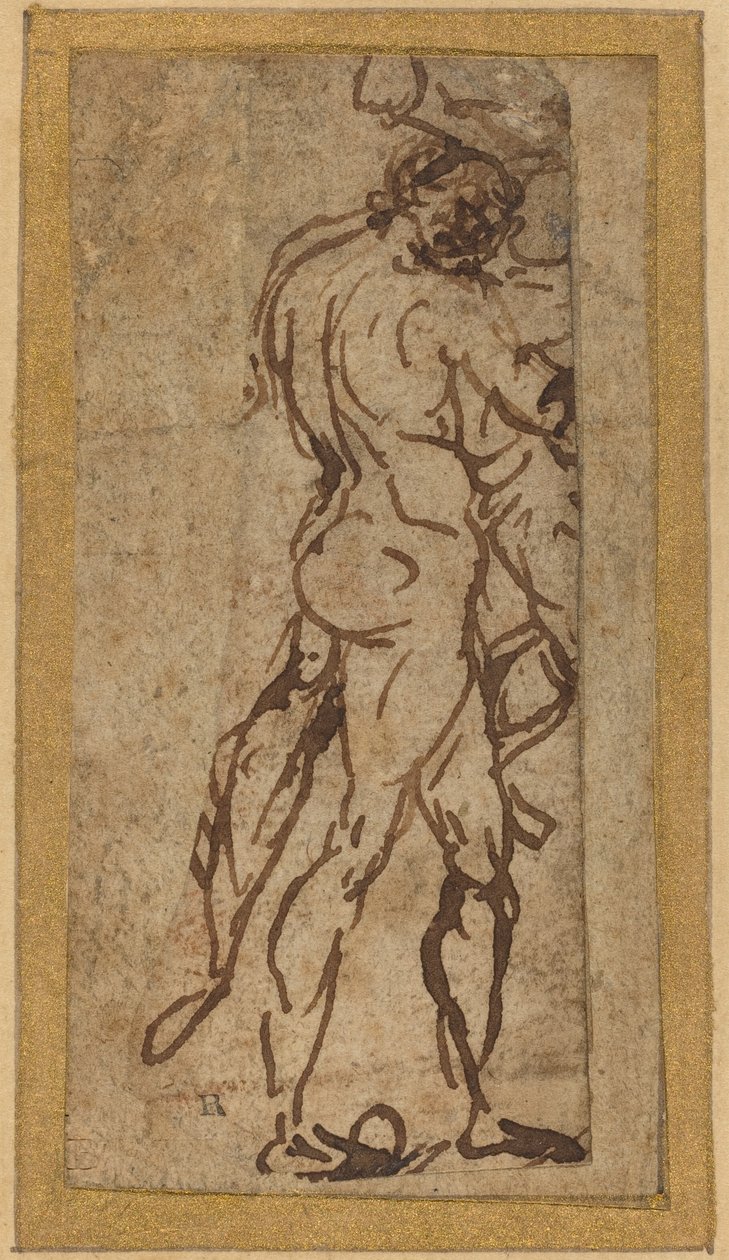 Zwei kämpfende Nackte von Michelangelo
