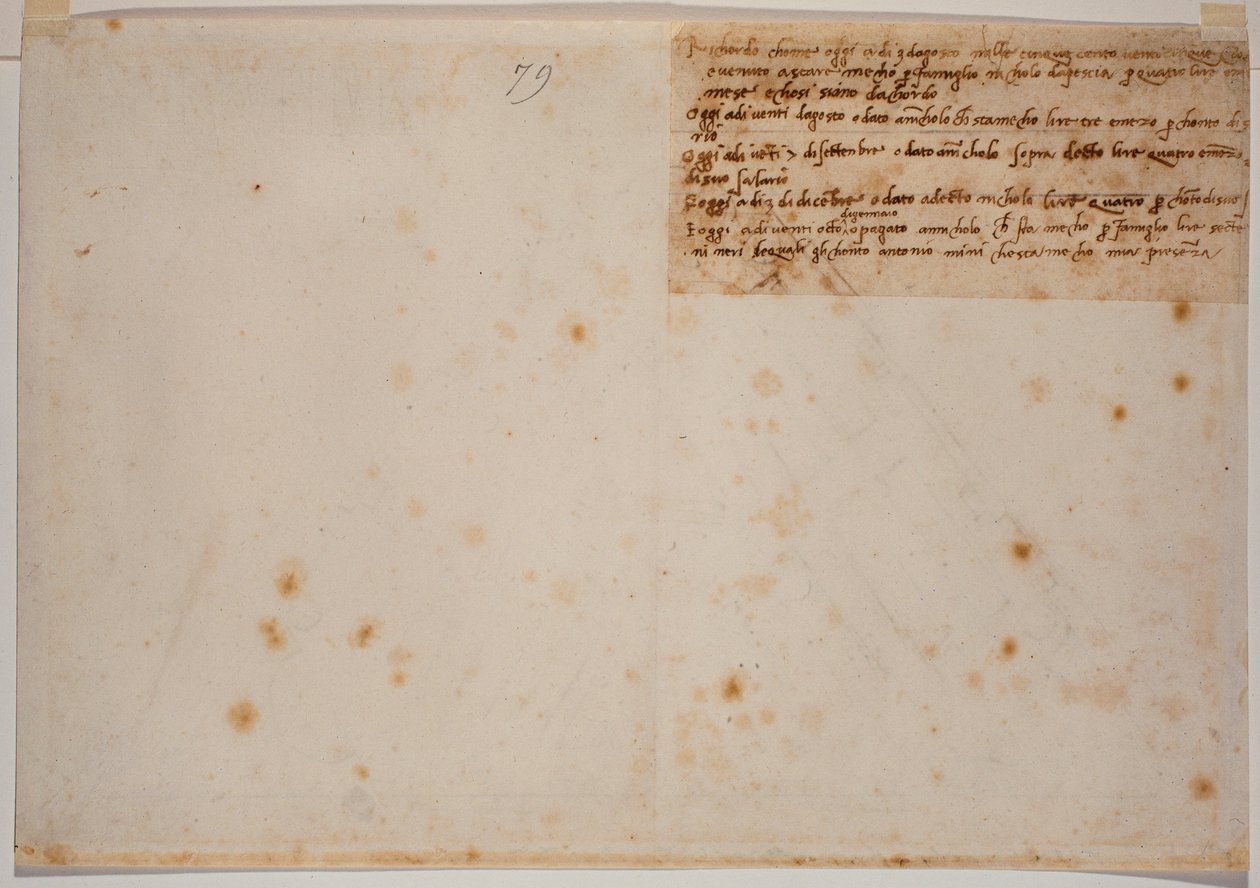 Autographische Erinnerungen von Michelangelo Buonarroti