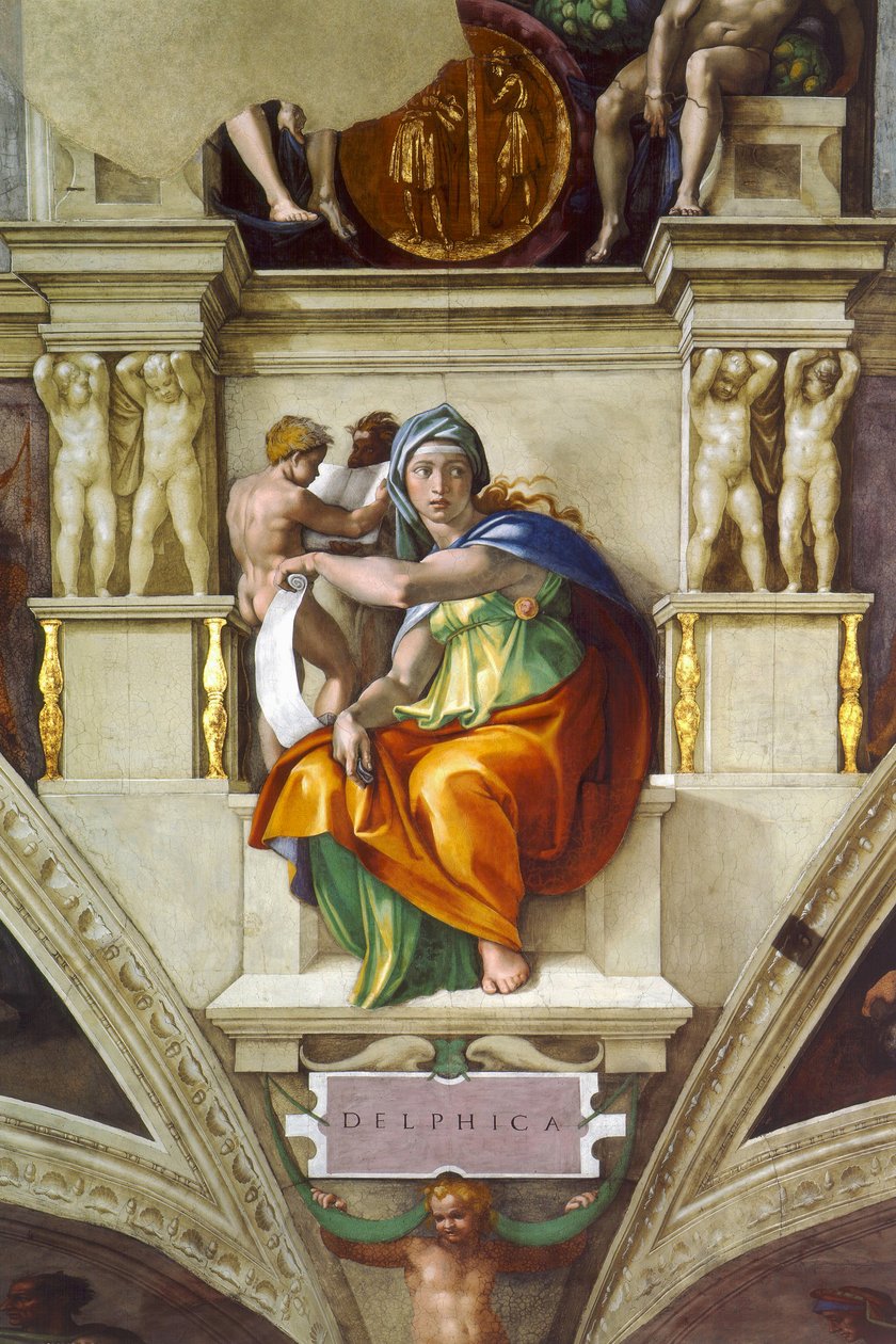 Delphische Sibylle von Michelangelo Buonarroti