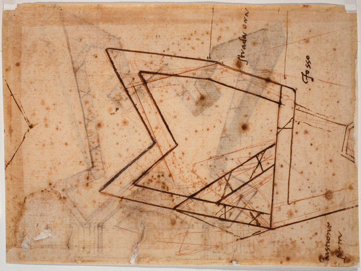 Befestigungsplan von Michelangelo Buonarroti