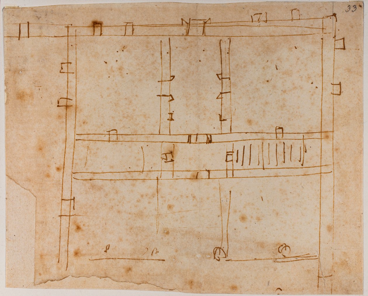 Hausplan von Michelangelo Buonarroti