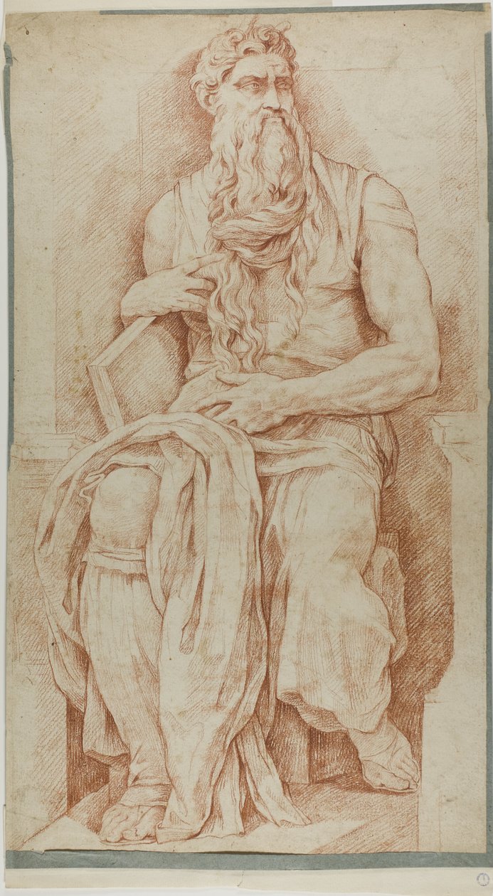Moses von Michelangelo Buonarroti