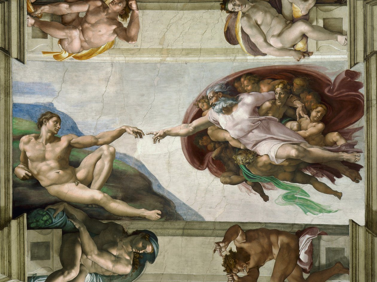 Die Erschaffung Adams von Michelangelo Buonarroti
