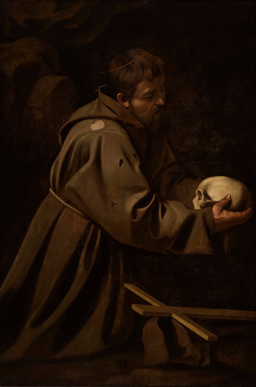 Heiliger Franziskus in Meditation von Michelangelo Caravaggio