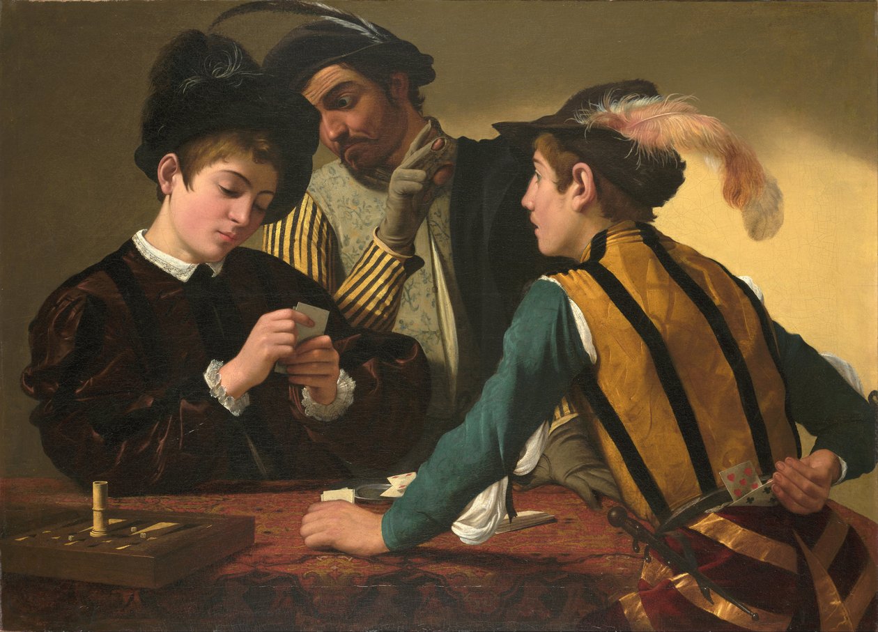 Die Falschspieler von Michelangelo Merisi Caravaggio